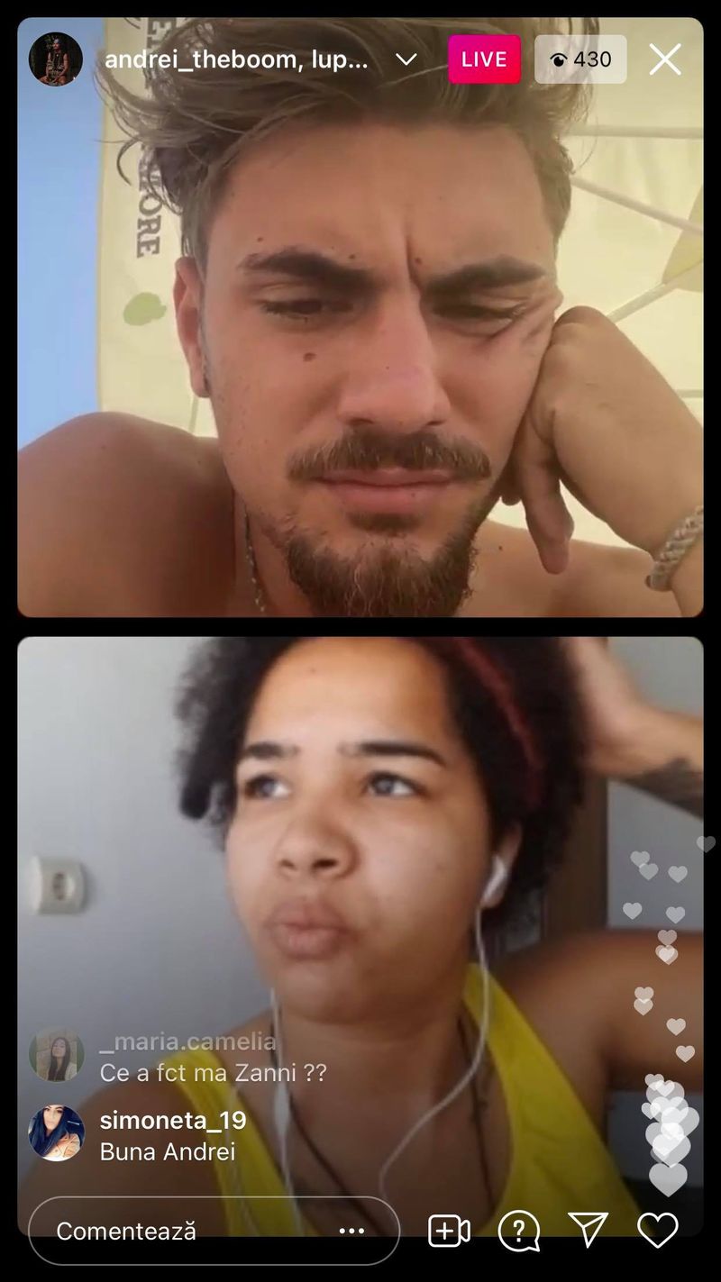 Georgiana si Andrei în live