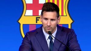 Leo Messi în lacrimi