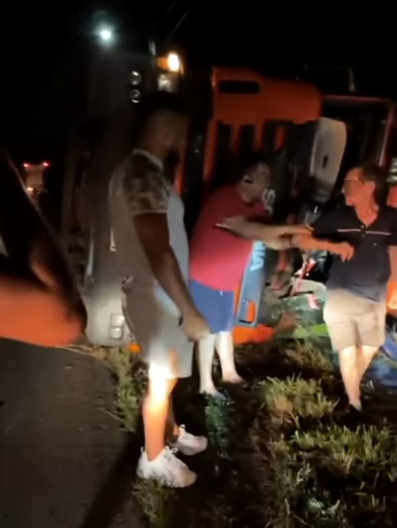 Bogdan Mocanu a acordat primul ajutor victimei accidentului