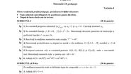 Subiecte Matematică Bacalaureat 2021, sesiunea de toamnă