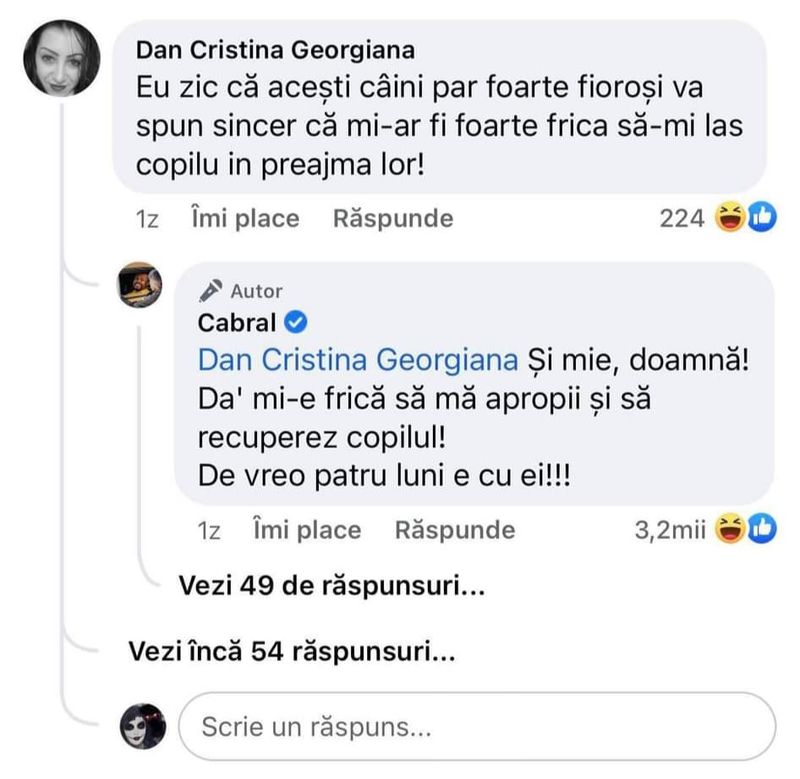 Un alt comentariu la poza controversată