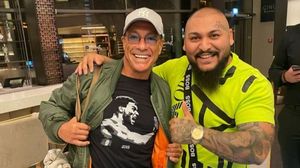 Jean-Claude Van Damme si Dani Mocanu