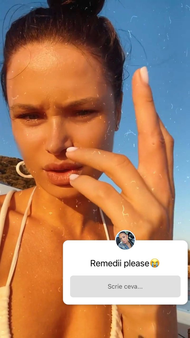 Irisha, mușcata de o albină