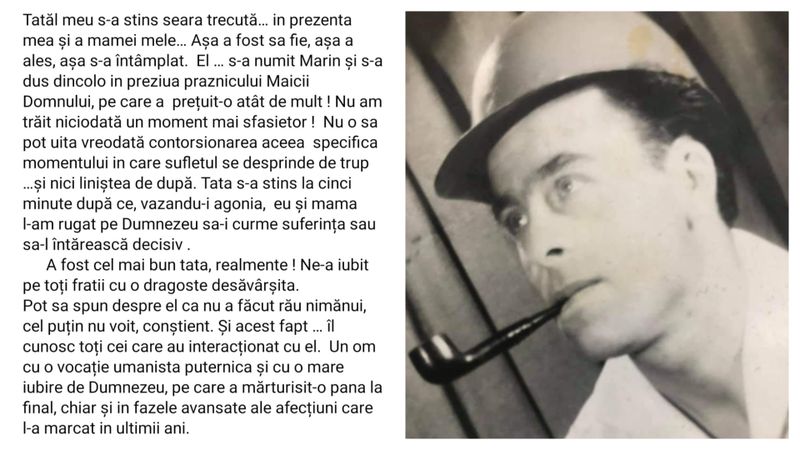 Mădălin Ionescu și-a pierdut tatăl în urmă cu câteva zile