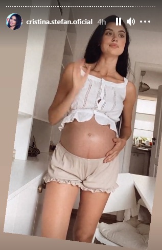 Cristina Ștefan, cea mai sexy graviduță