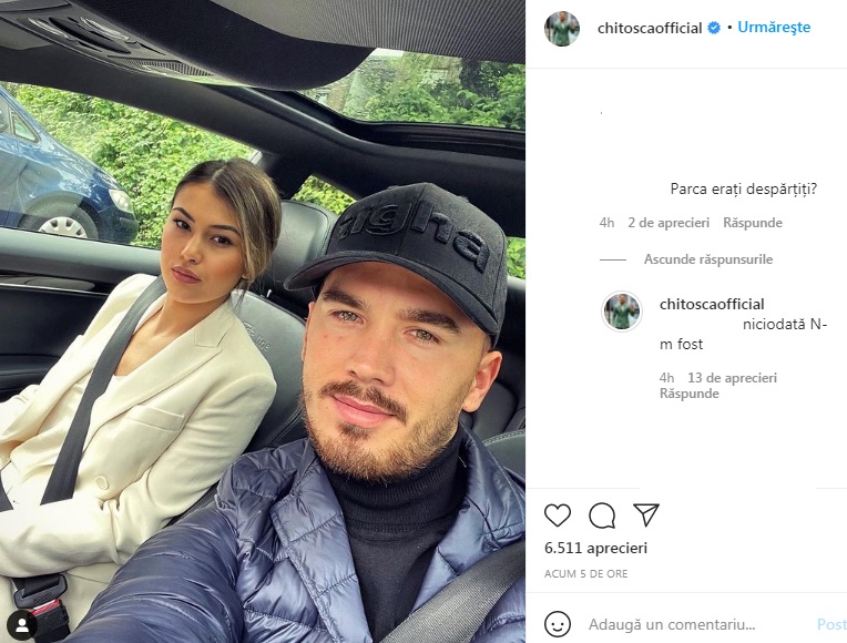 Alexandra și Sebastian Chitoșcă, la un pas de despărțire?