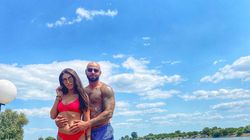 EXCLUSIV! EA e femeia care a reușit să-l îmblânzească pe dulăul Giani Kiriță! Imagini savuroase cu cei doi la plajă