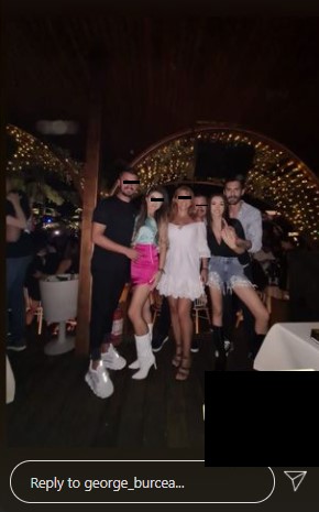 InstaStory postat de Goerge Burcea 