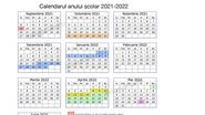 Calendarul anului școlar 2021-2022