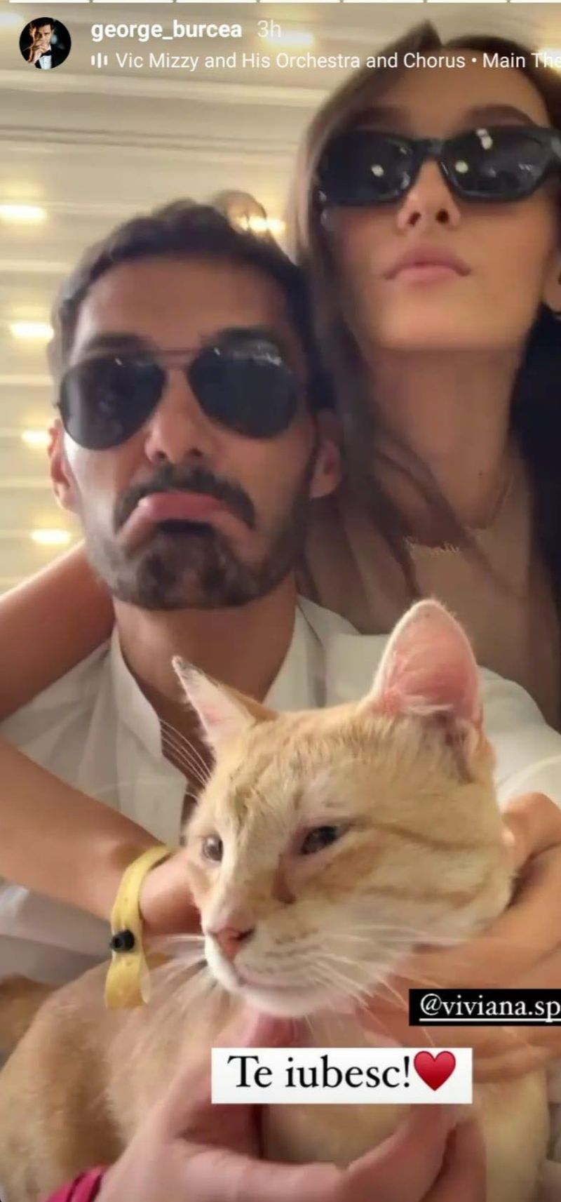 George Burcea, declarație de dragoste pentru Viviana Sposub
