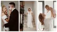 Emily Burghelea și soțul ei au făcut nunta și botezul în aceeași zi