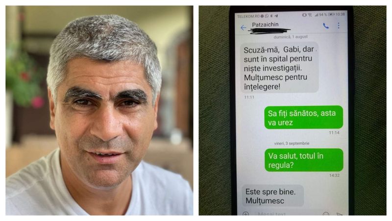 Ivan Patzaichin i-a trimis un mesaj jurnalistului Gabi Safta, înainte să moară