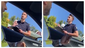 Un polițist a amendat un șofer cu 5000 de lei pentru că a aruncat un chiștoc pe geam