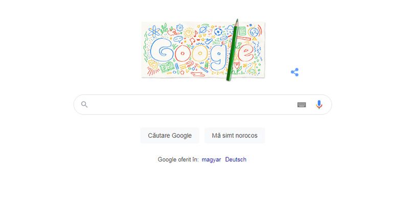 Prima zi de școală 2021. Google a creat un doodle special, care marchează &icirc;nceputul anului școlar