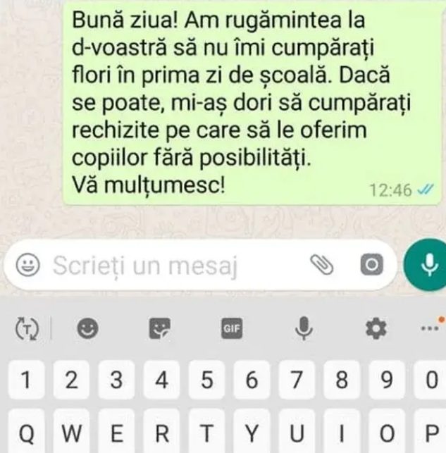 Ce le-a cerut o profesoară unor elevi la începutul școlii?