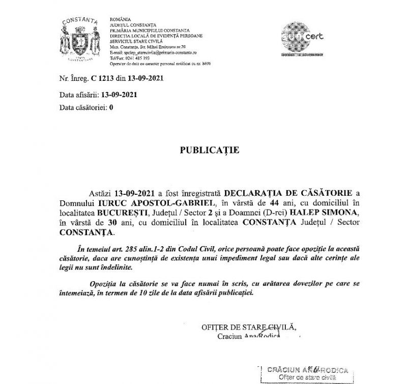 Simona Halep și Toni Iuruc