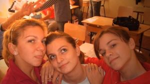 Simona Halep și Anamaria Sebe