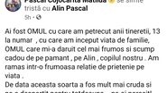 Matilda Pascal Cojocărița, îndurerată de moartea fostului ei soț