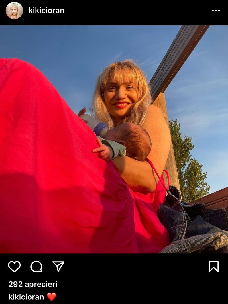Cristina Cioran si fetita ei
