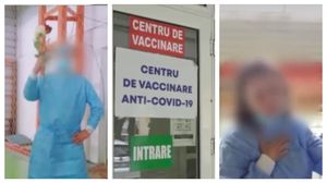 Angajații unui centru de vaccinare anti-covid au încins o petrecere de zile mari la muncă