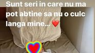 InstaStory-ul postat de Cristina Cioran. 