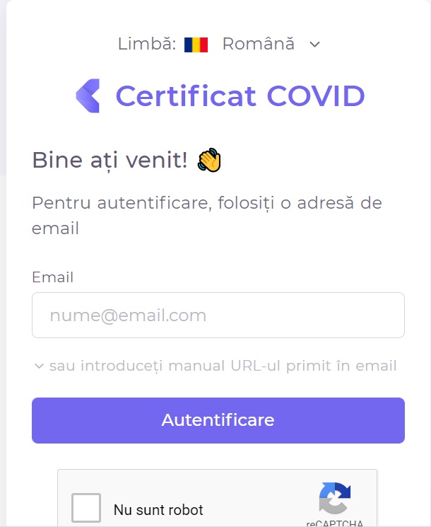 Cum obții certificatul digital COVID-19
