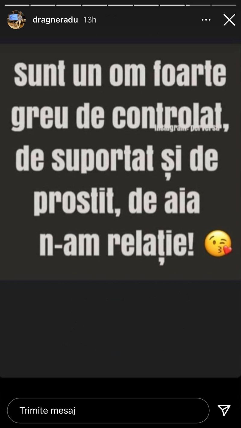 Postarea făcută de Radu de la Puterea Dragostei