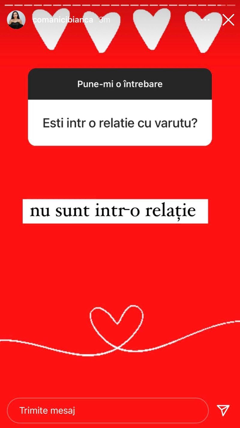 Postarea făcută de Bianca Comănici