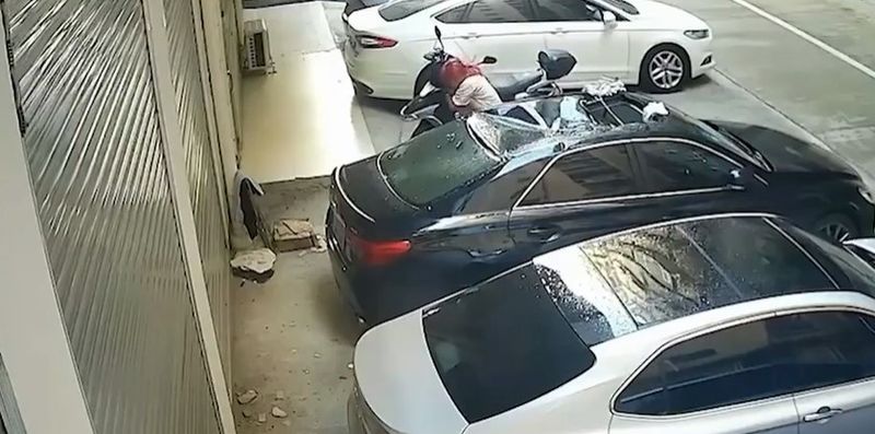 Imagini surprinde de o cameră de supraveghere