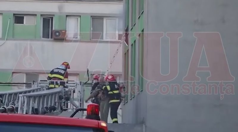 Incendiu spital Constanța