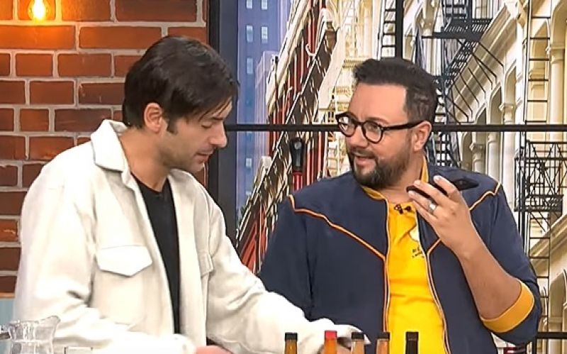 Radu V&acirc;lcan a acceptat provocarea sosurilor picante