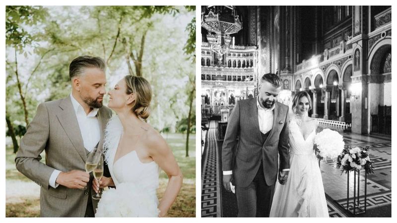 Roxana Ionescu și Tinu Vidaicu au făcut nunta acum 4 luni