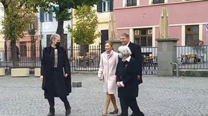 Klaus Iohannis si sotia lui