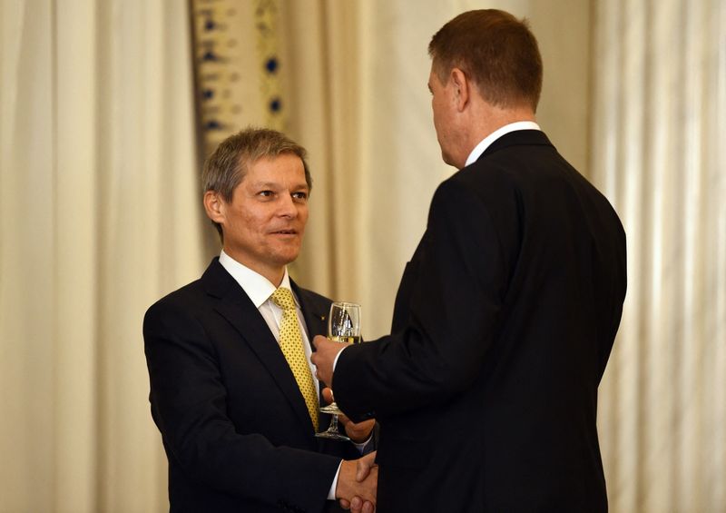 Dacian Cioloș și Klaus Iohannis 