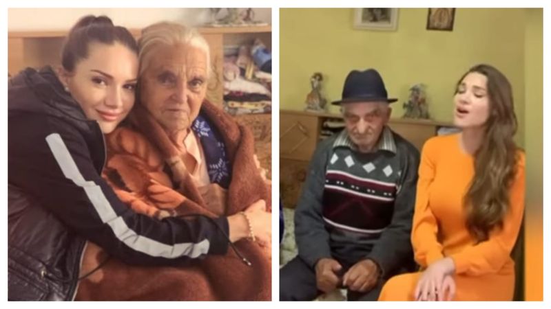 Bunicii artistei au decedat unul după celălalt