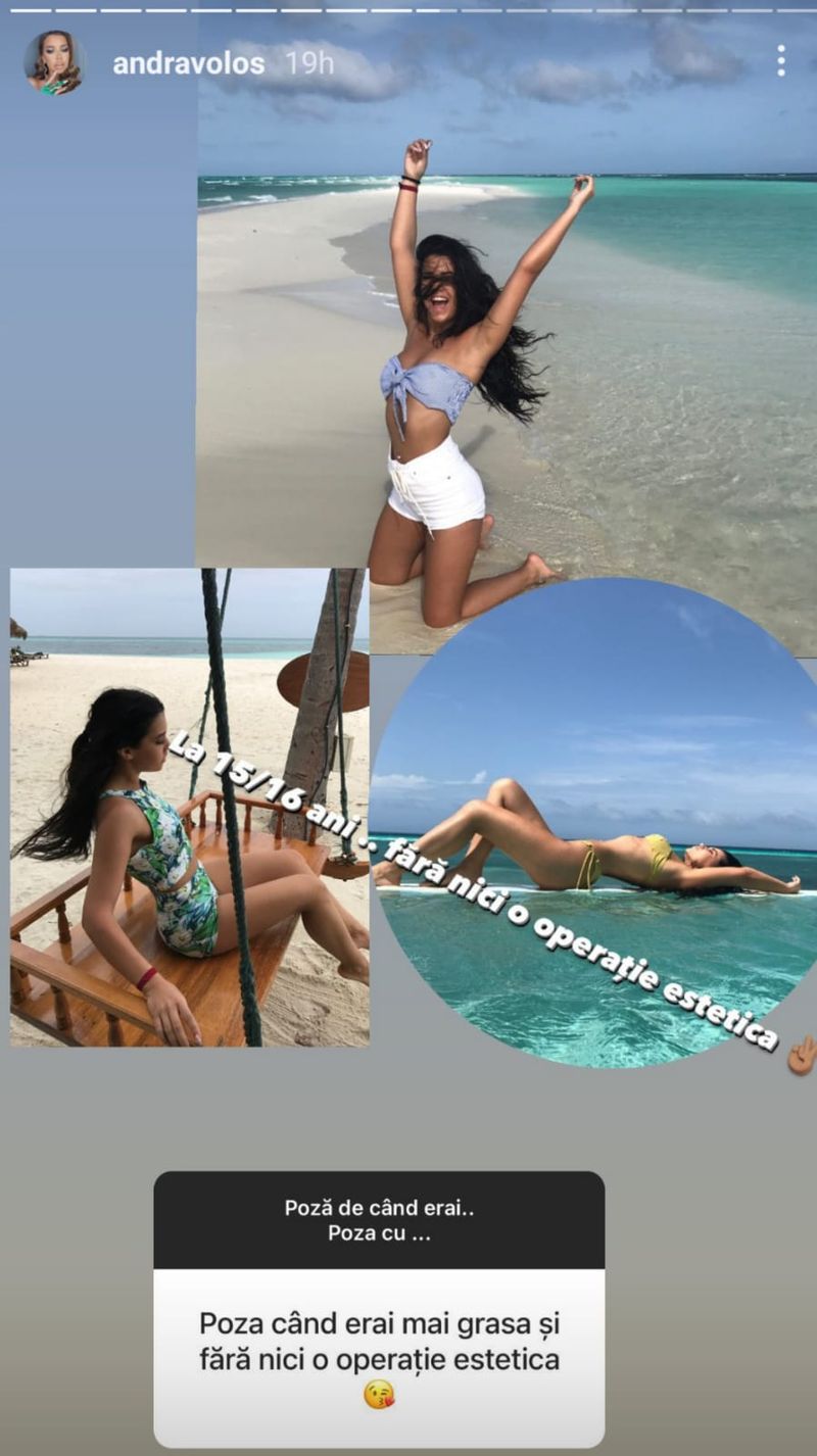 Andra Voloș, fotografii de c&acirc;nd avea 16 ani