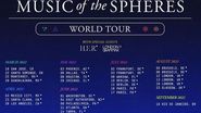 Coldplay a anunțat că în 2022 va merge într-un turneu mondial, eco-friendly pentru a-și promova noul album ,,Music of Spheres"