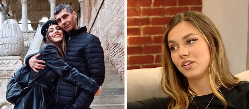 Mira și tatăl ei Mira a fost foarte supărată pe tatăl ei în copilărie, din cauza divorțului