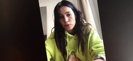 Alina Pușcău, c&acirc;nd era infectată cu COVID-19