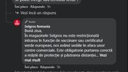 LISTĂ supermarketuri și hypermarketuri fără certificat verde. La Lidl, Metro și Selgros au acces și nevaccinații