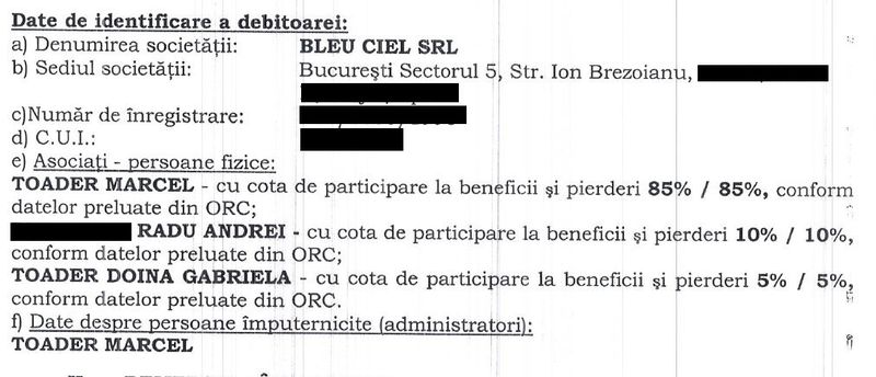 firma lui Marcel Toader