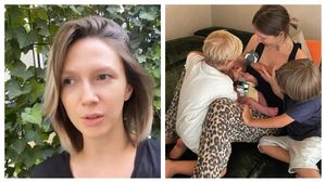 Adela Popescu, despre cum se înțeleg cei doi băieți cu frățiorul cel mic