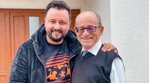 Cătălin Măruță și-a sărbătorit tatăl 