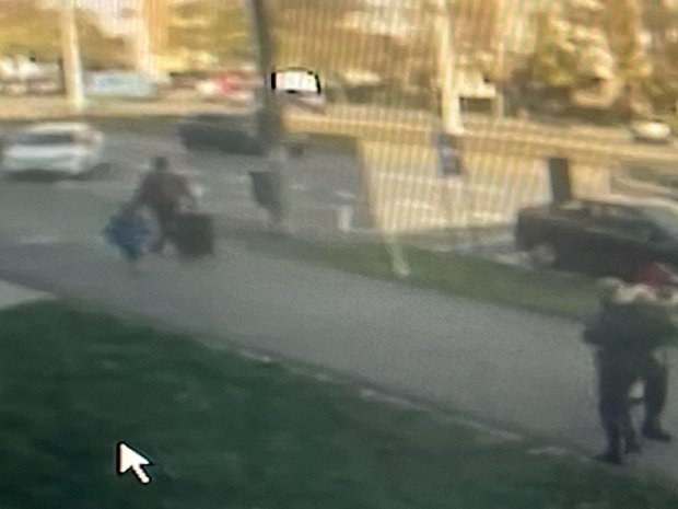 Imaginea surprinsă pe camerele video