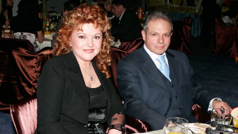 Maria Cârneci si sotul ei