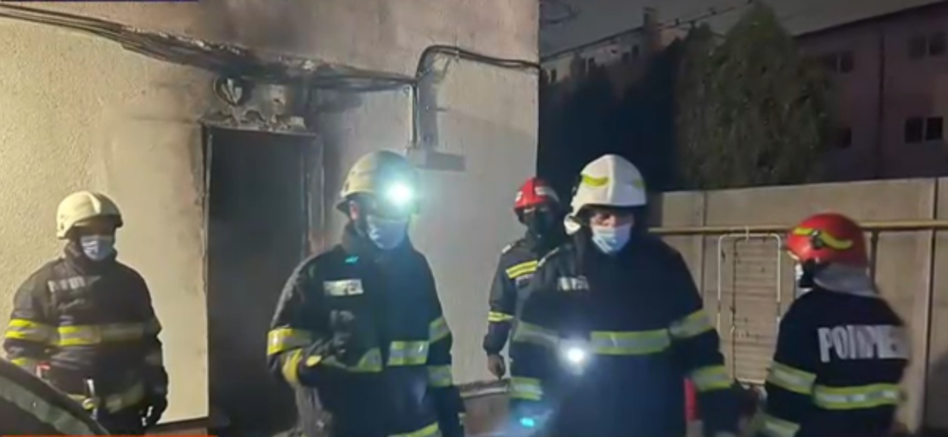 Incendiu la Spitalul de Boli Infecțioase din Ploiești