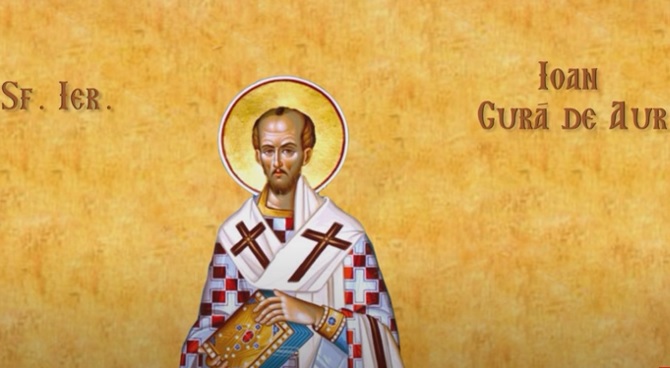 Calendar Creștin Ortodox 13 noiembrie 2021. Este sărbătoare cu cruce neagră: Sfântul Ioan Gură de Aur, Arhiepiscopul Constantinopolului