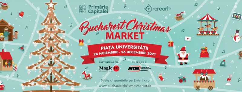 Primăria Capitalei a anunțat că la cea de a-14-a ediție a T&acirc;rgului de Crăciun, intrarea se va face contra-cost