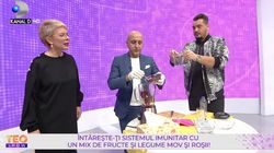 Specialistul în nutriție și detox, Cesur Durak, pregătește un mix de fructe și legume pentru întărirea sistemului imunitar!