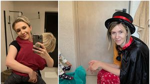 Adela Popescu, haz de mămică cu juniorul la toaletă: „O discuție pe wc între "diva din Susani" și fiul ei”